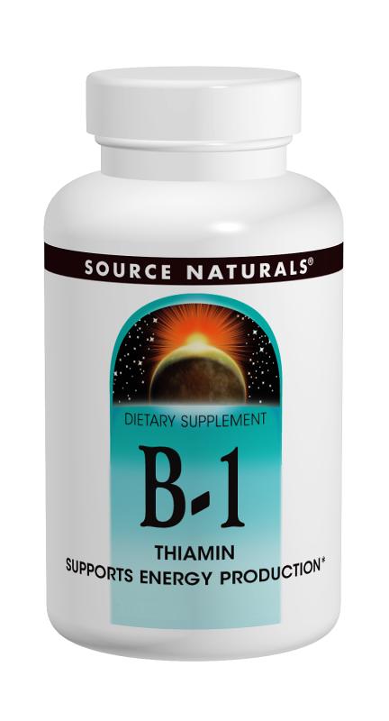 SOURCE NATURALS: Vitamin B-1 100 mg 250 tabs