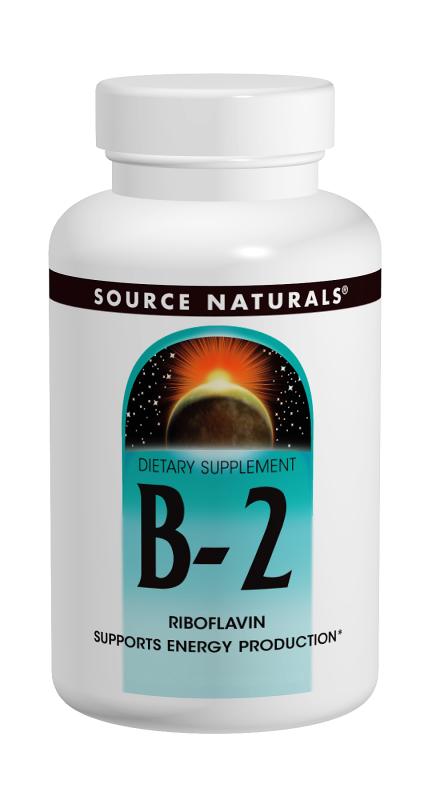 SOURCE NATURALS: Vitamin B-2 100 mg 100 tabs