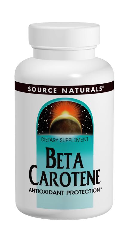 SOURCE NATURALS: Beta Carotene 25,000 IU softgels 100 SG