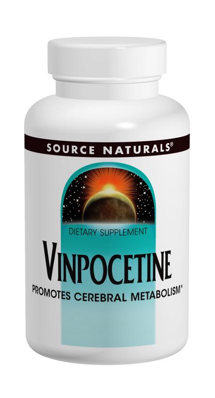 SOURCE NATURALS: Vinpocetine 10 mg 60 tabs