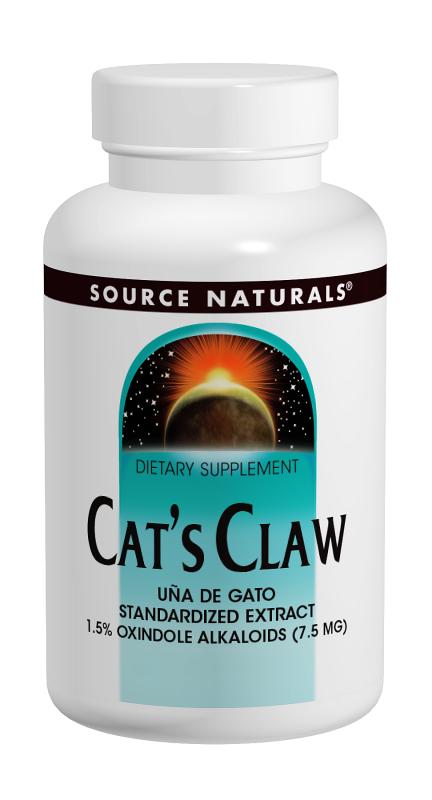 SOURCE NATURALS: Cat's Claw Standardized Ext 120 tabs