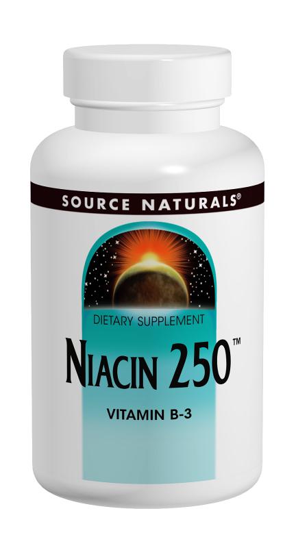 Niacin 250 100 tabs from SOURCE NATURALS