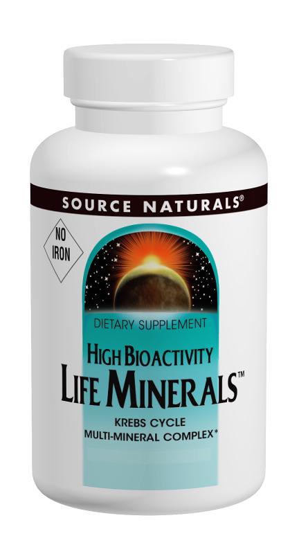 SOURCE NATURALS: Life Minerals No Iron 60 tabs