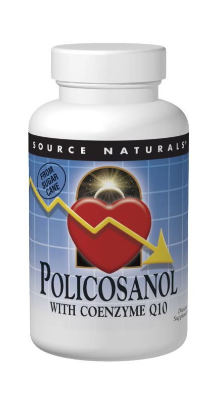 Policosanol with CoQ10 30 tabs from SOURCE NATURALS