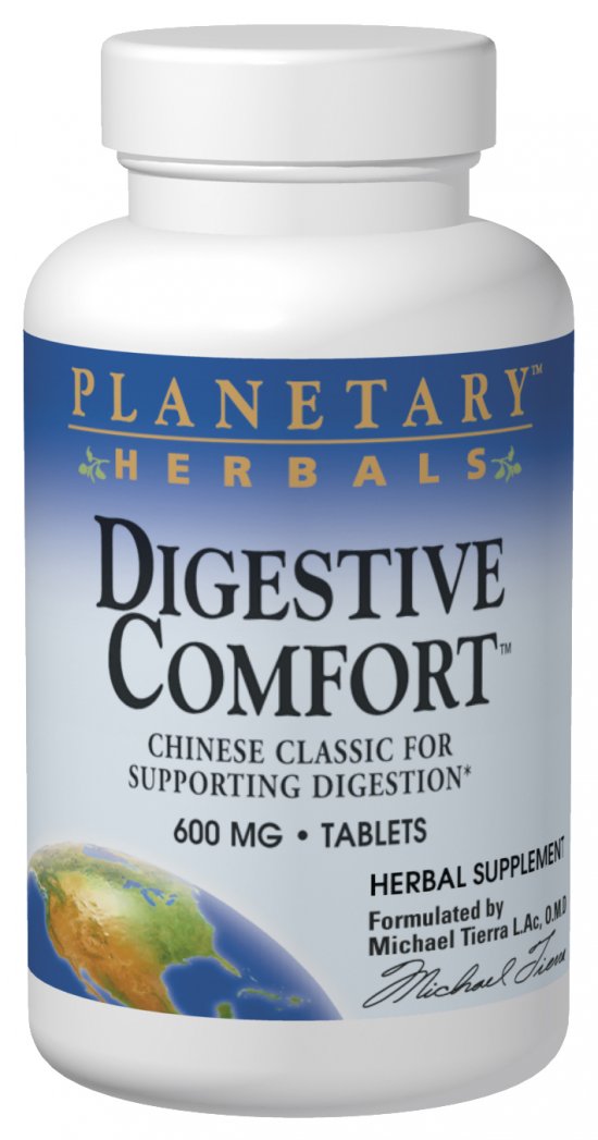 PLANETARY HERBALS: Digestive Comfort 60 tabs