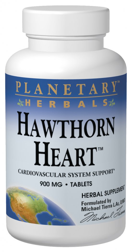 PLANETARY HERBALS: Hawthorn Heart 120 tabs