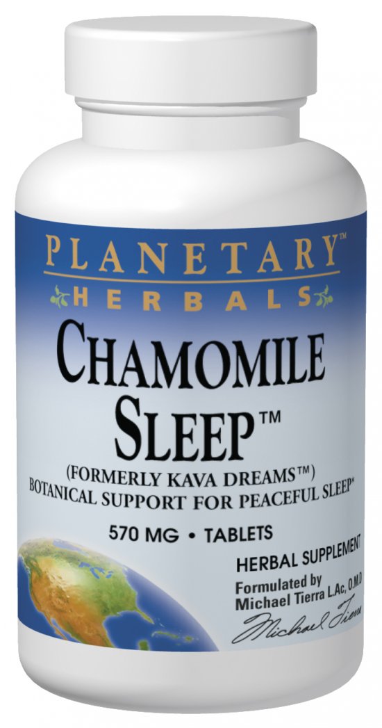 PLANETARY HERBALS: Chamomile Sleep 60 tabs