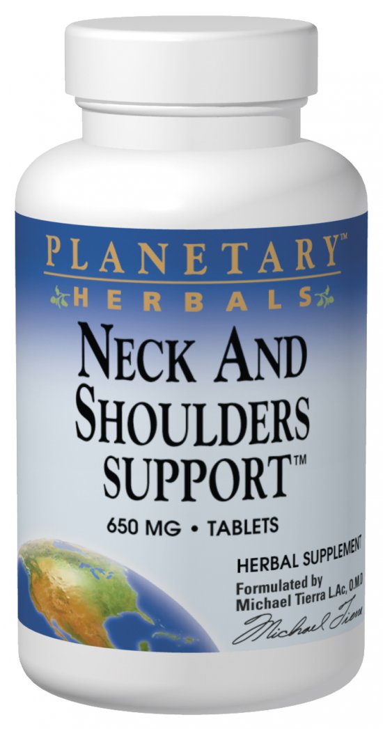 PLANETARY HERBALS: Neck and Shoulder Support 120 tabs