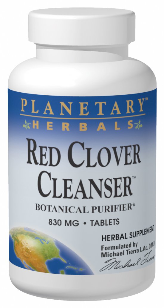 PLANETARY HERBALS: Red Clover Cleanser 72 tabs