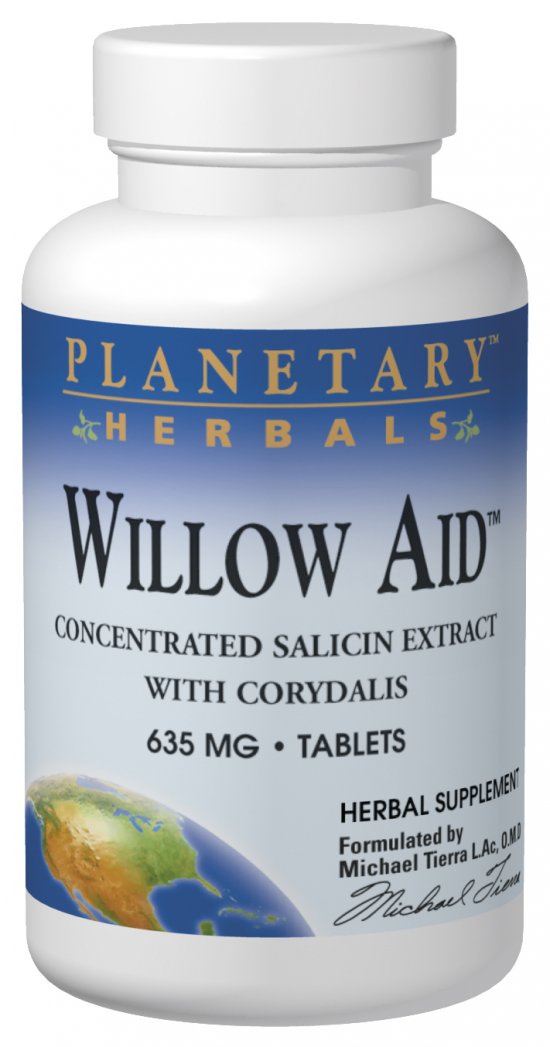 PLANETARY HERBALS: Willow Aid 30 tabs
