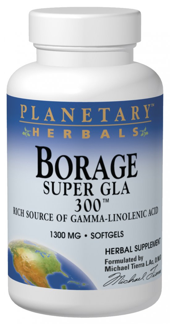 PLANETARY HERBALS: Borage Super GLA 300 30 softgels