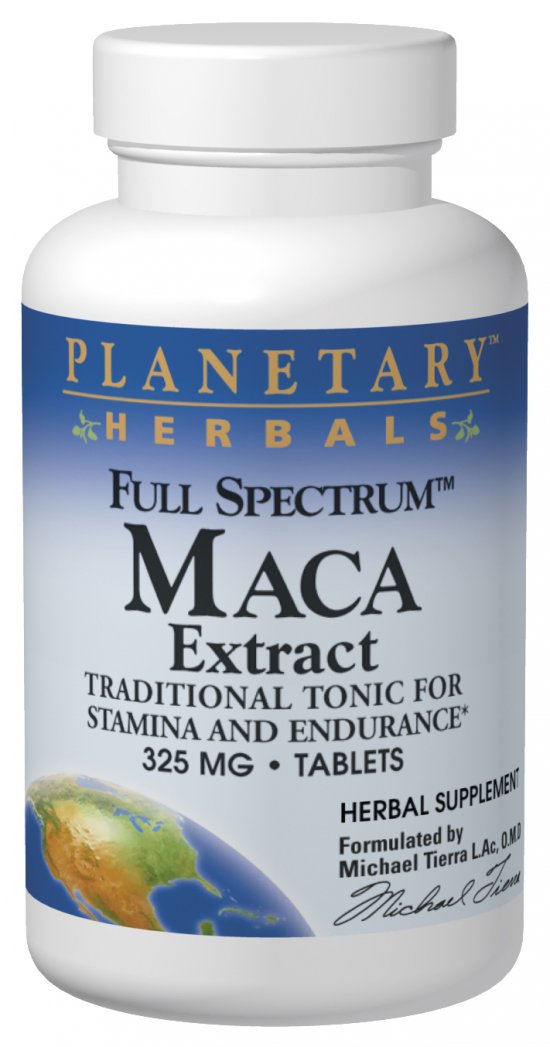PLANETARY HERBALS: Full Spectrum Maca Extract 30 tabs