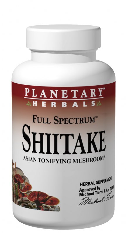 PLANETARY HERBALS: Full Spectrum Shiitake Mushroom 430 mg 30 tabs