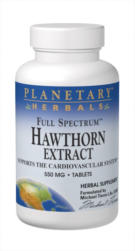 PLANETARY HERBALS: Full Spectrum Hawthorn Liquid Extract 4 fl oz