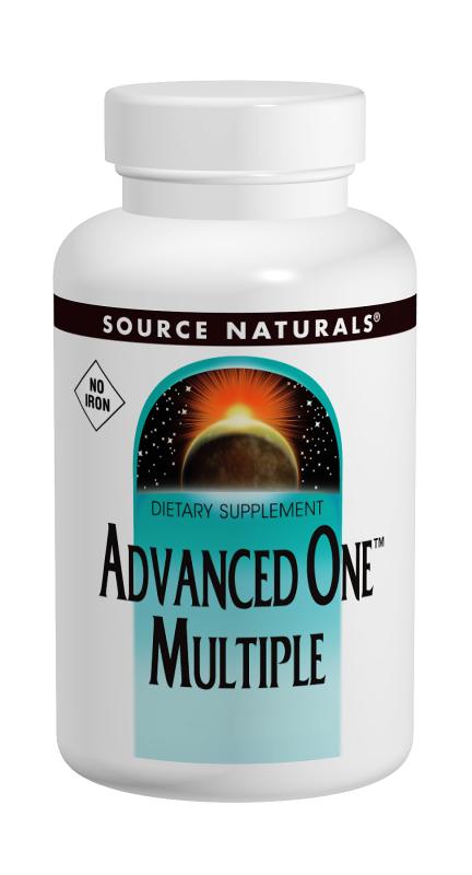 SOURCE NATURALS: Advanced-One No Iron Multiple 30 tabs