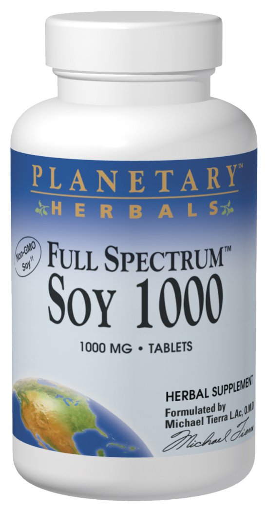 Soy Genistein Isoflavone 1000 240 tabs from PLANETARY HERBALS