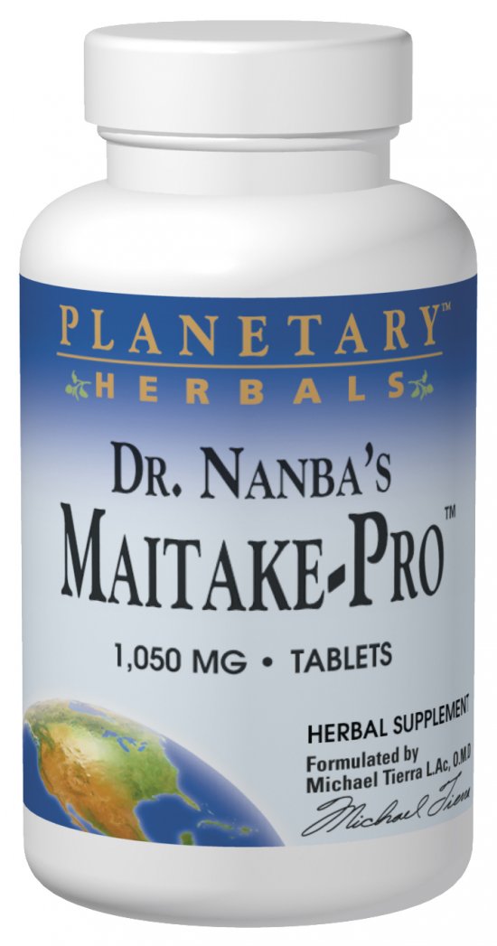 PLANETARY HERBALS: Dr. Nanba's Maitake-Pro 60 Tabs