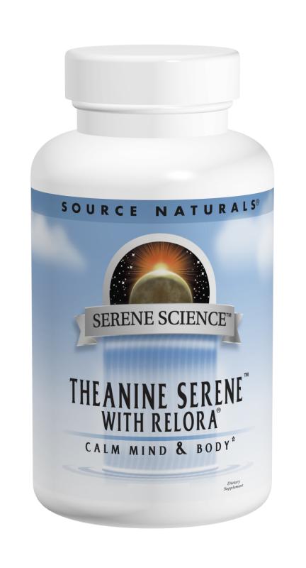SOURCE NATURALS: Theanine Serene with Relora 120 tabs