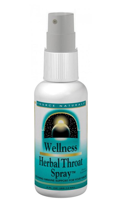 SOURCE NATURALS: Wellness Herbal Throat Spray 1 oz.