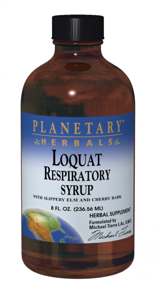 PLANETARY HERBALS: Loquat Respiratory Syrup 8 oz