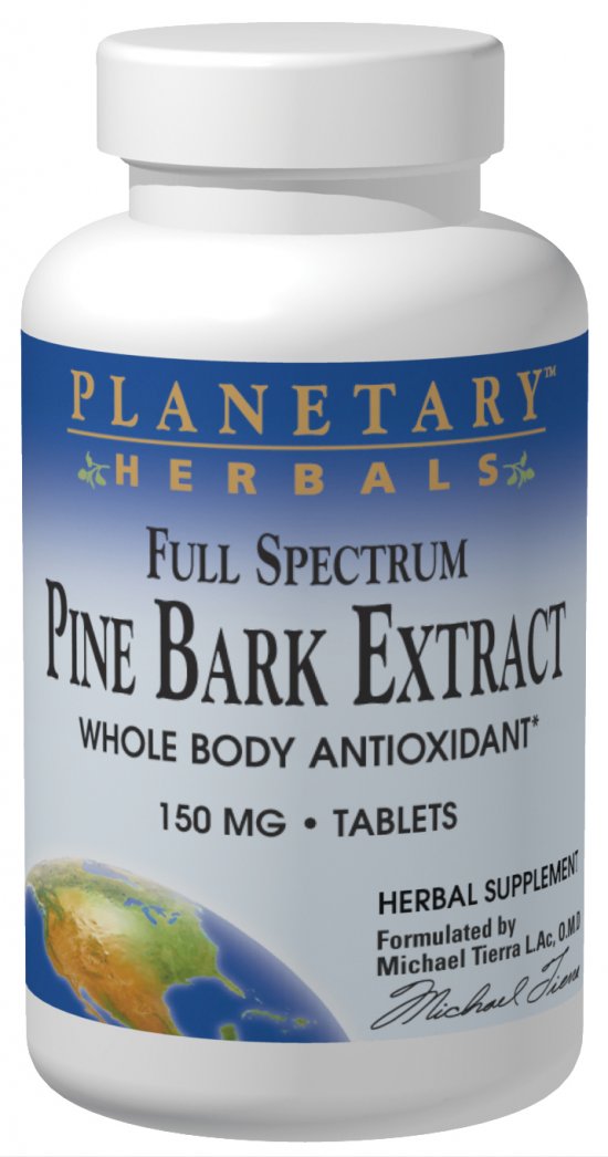 PLANETARY HERBALS: FS Pine Bark Extract 150mg tabs 30 tabs