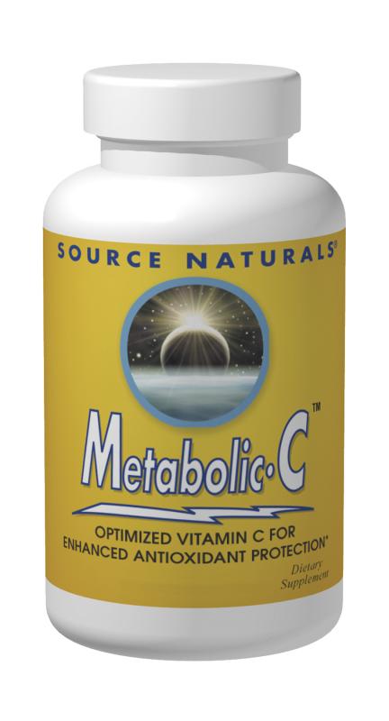 SOURCE NATURALS: Metabolic C 1000mg tab 200 tabs