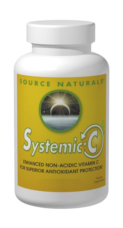 SOURCE NATURALS: Systemic C 500mg 120 Caps