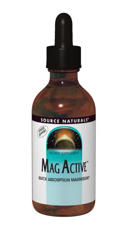 SOURCE NATURALS: Mag Active (Quick Absorption Magnesium) 8 fl oz