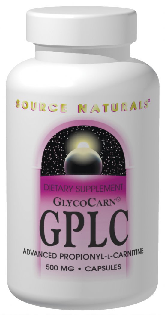 SOURCE NATURALS: GlycoCarn GPLC 60 Caps