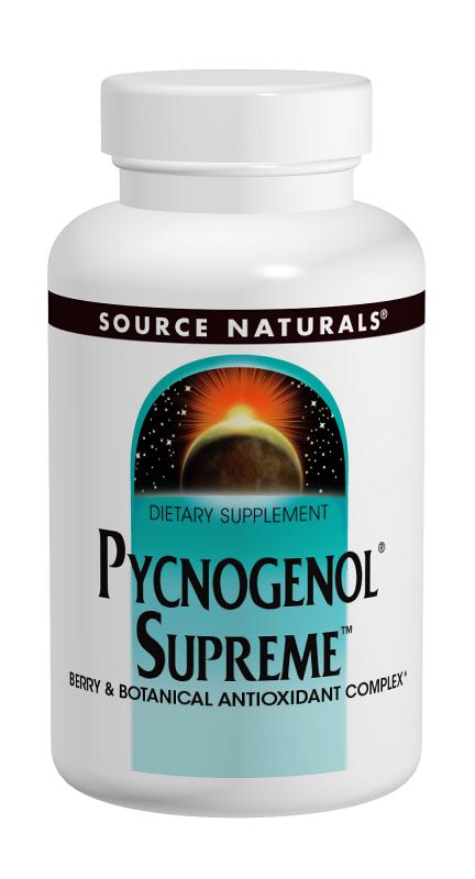 Pycnogenol Supreme 60 tabs from Source Naturals