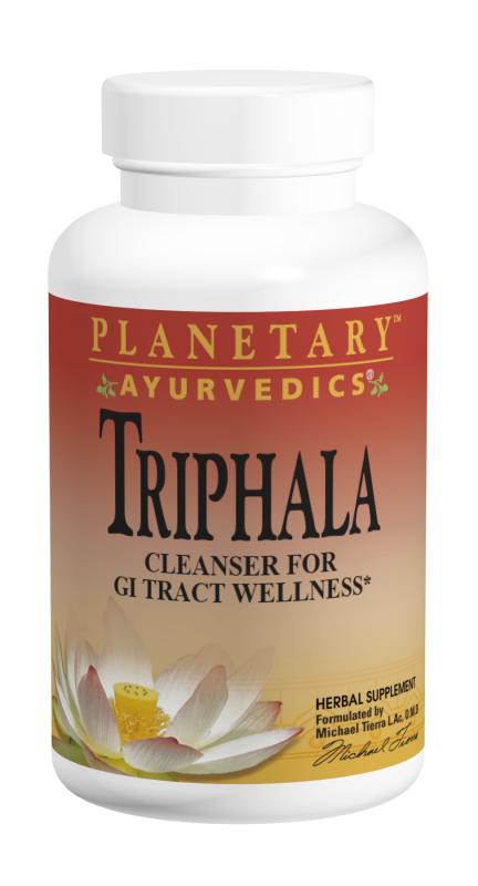 PLANETARY HERBALS: Triphala 1000mg Ayurvedic 60 tabs