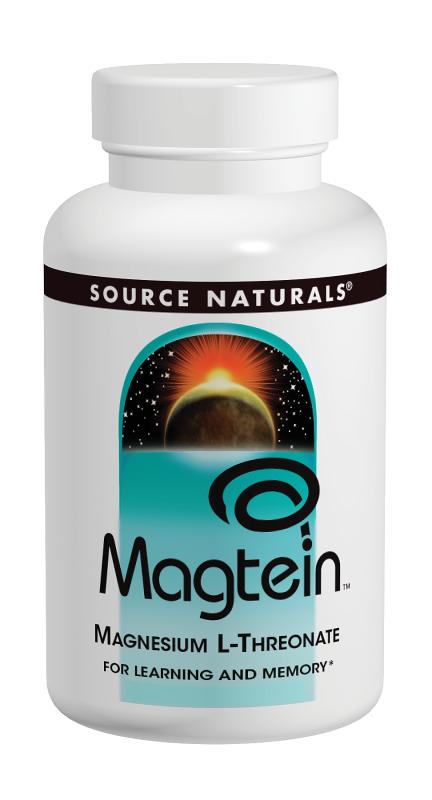 Magtein (Magnesium L-threonate), 180 caps
