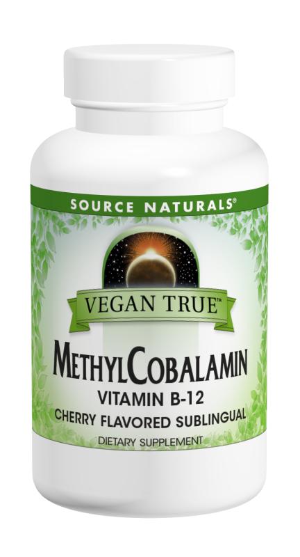 SOURCE NATURALS: Vegan True Methylcobalamin Vitamin B-12 60 tablet