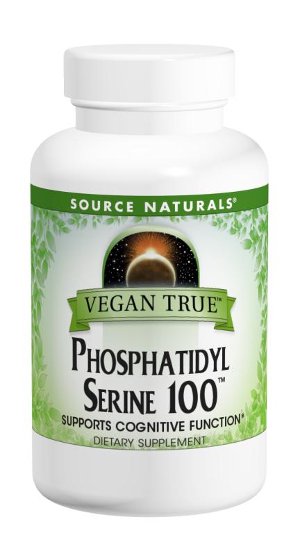 Vegan True Phosphatidyl Sernie 100, 30 Veg Caps