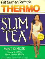 HOBE LABS: Thermogenic Slim Tea Mint-Ginger 24 bags