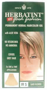 HERBAVITA NATURAL HAIR COLOR: Herbatint® Flash Fashion Sand Blonde 130 ml