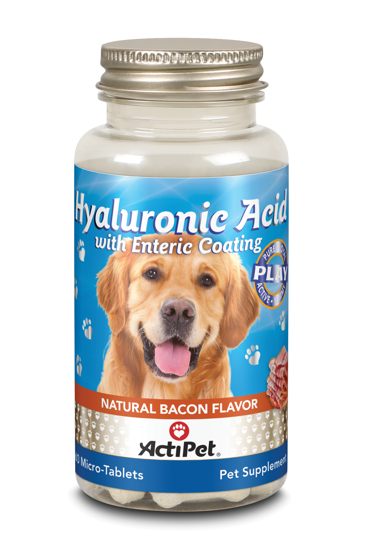 ActiPet: Hyaluronic Acid for Dogs 60ct - 20mg - Enteric Coated