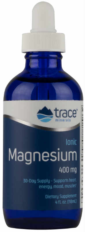 Trace Minerals Research: Liquid Ionic Magnesium 400mg 4 fl oz