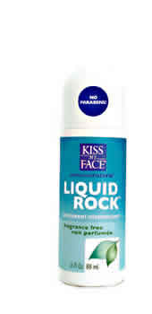 KISS MY FACE: Deodorant PF Liquid Rock Roll-On Fragrance Free 3 oz