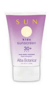 ALBA BOTANICA: Sunscreen Kids SPF30 Plus 4 oz