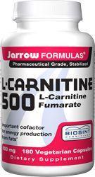 JARROW: L-Carnitine 500 MG 180 CAPS