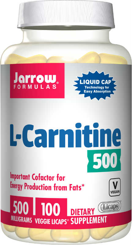 L-Carnitine Liquid Cap 500 MG 100 CAPS from JARROW