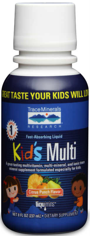 Trace Minerals Research: Kids MultiVitamin Mineral 8 oz.