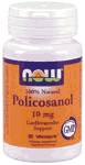 NOW - POLICOSANOL 10MG   90 VCAPS 1