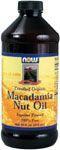 Now: Macadamia nut oil organic 16 fl.oz.