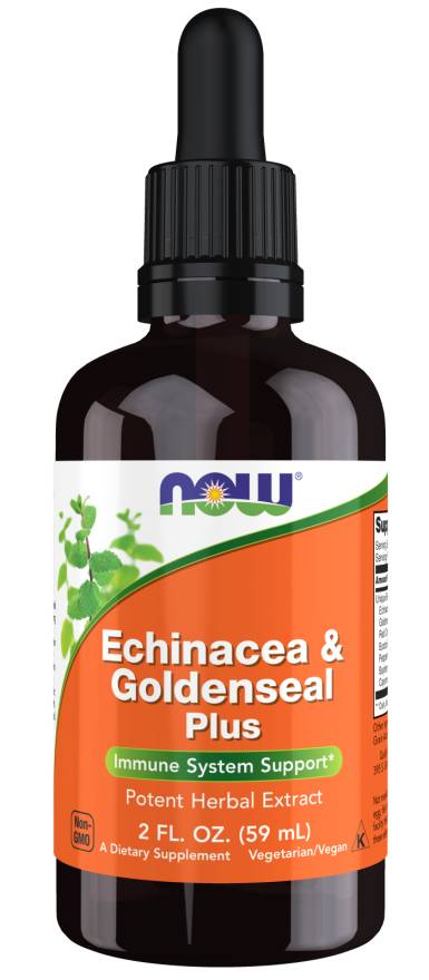 NOW: Echinacea & Goldenseal Plus 2 OZ