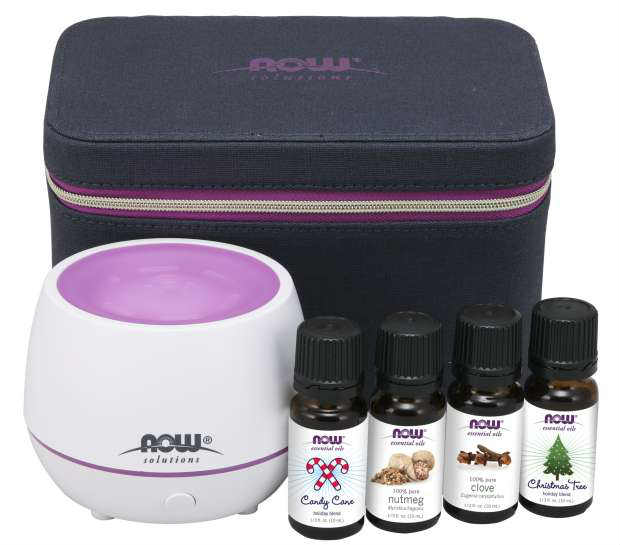 NOW: Holiday Cheer Essential Oil Gift Case 1 Ea