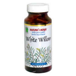 NATURE'S HERBS: White Willow Bark 100 caps