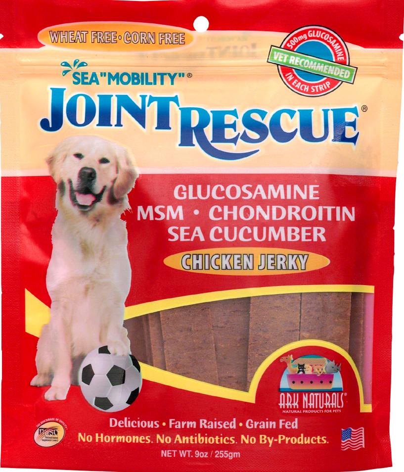ARK NATURALS: Sea Mobility w-MSM  Gluc  Sea Cucumber - Chicken Jerky 22 Squares