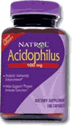 NATROL: Acidophilus 100mg 100 caps